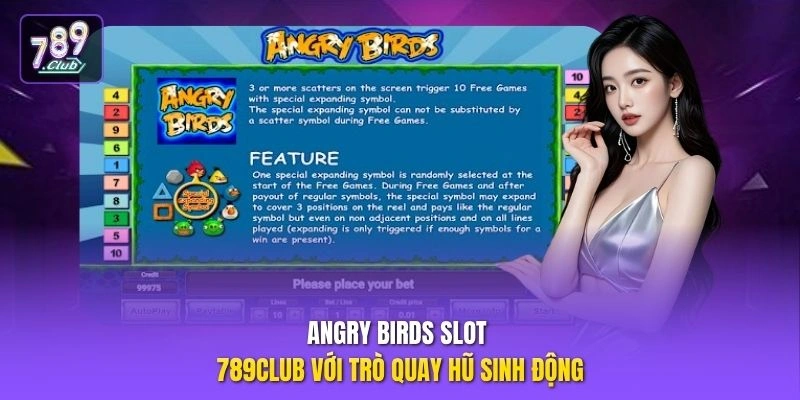 Angry Birds slot 789CLUB với trò quay hũ sinh động