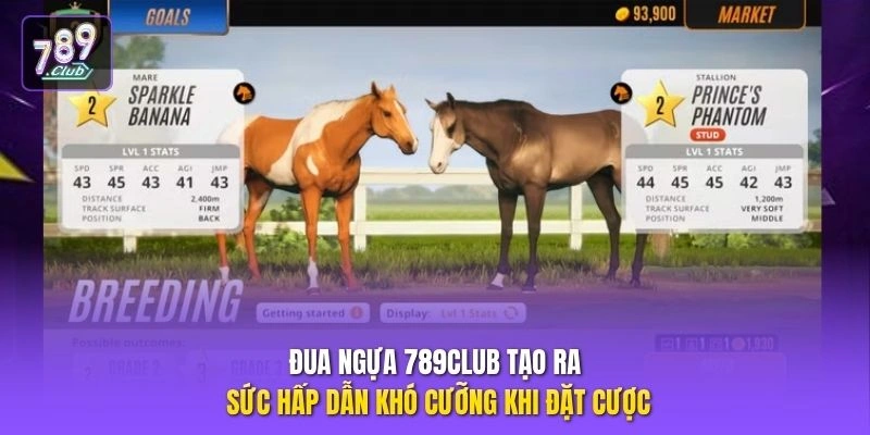 Đua Ngựa 789CLUB tạo ra sức hấp dẫn khó cưỡng khi đặt cược