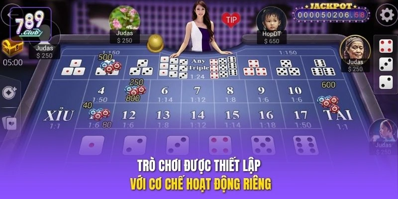 Trò chơi được thiết lập với cơ chế hoạt động riêng